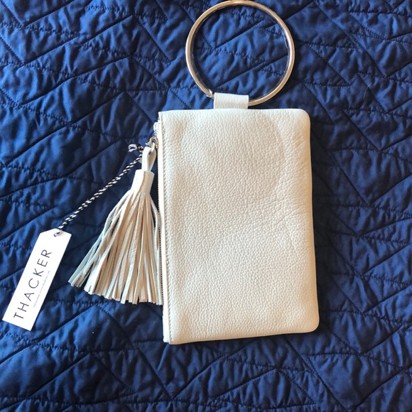 Thacker Leather Clutch with Ring - Picture 2 of 6